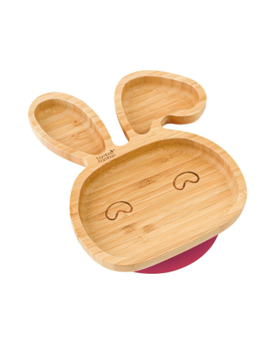 Bamboo Bamboo Wooden Bunny Plate