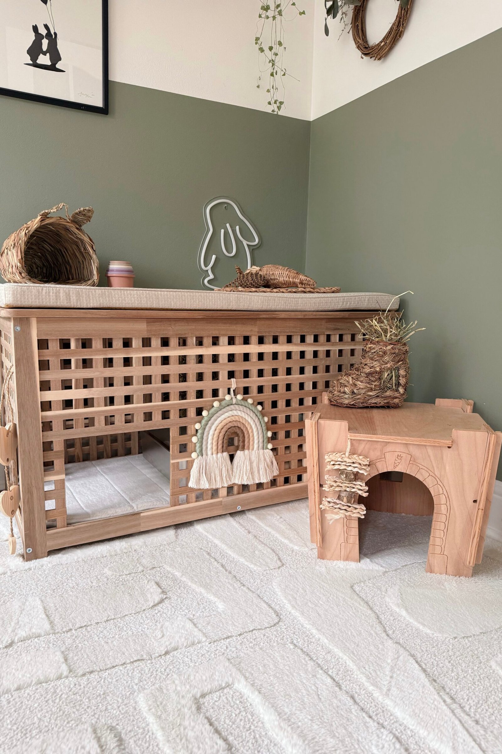 IKEA HOL BUNNY SET UP